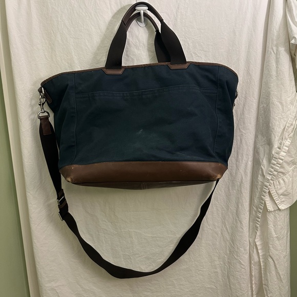 COACH WEEKENDER BAG CANVAS AND LEATHER - Picture 5 of 10